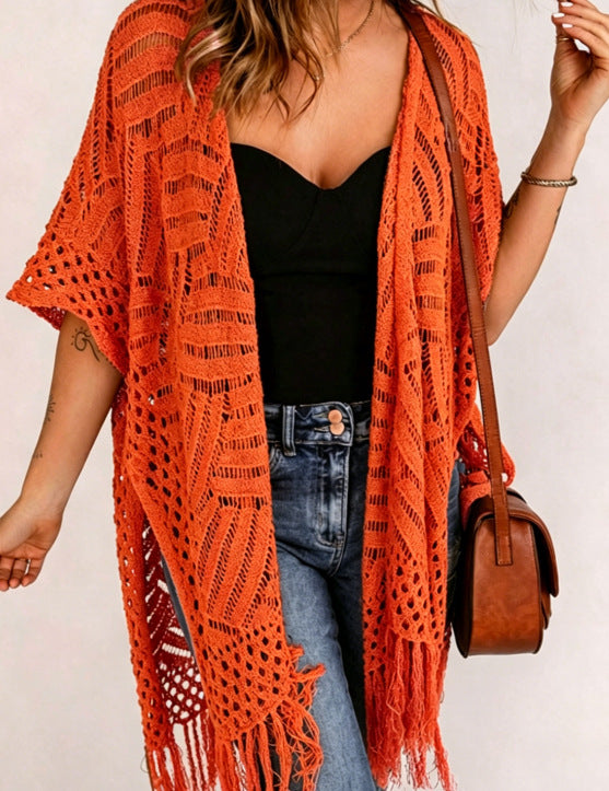 ✨🔥2026 Women's Lightweight Knit Cardigan 💖 Perfect for outdoor beach vacations and sun protection