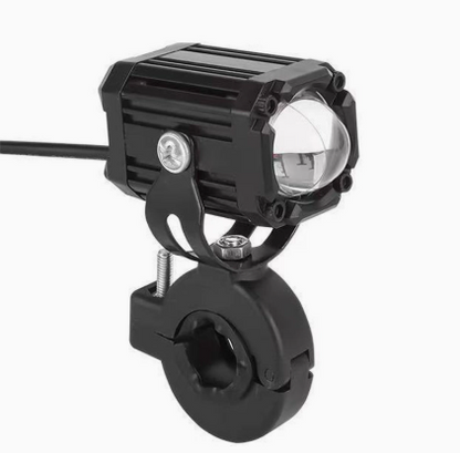 🔥Universal Motorcycle LED Spotlight Dual Color Auxiliary Driving Light