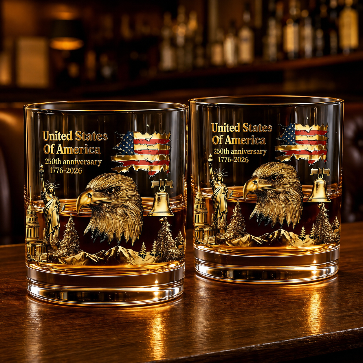 🏆Flash Sale✨🇺🇸 250th Anniversary Eagle Whiskey Bottle🦅 Celebrate 250 Years of American Pride