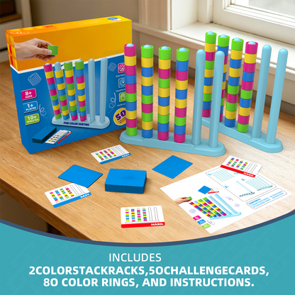 🎁Color Matching Stacking Game — Educational Party Game Toy🧠