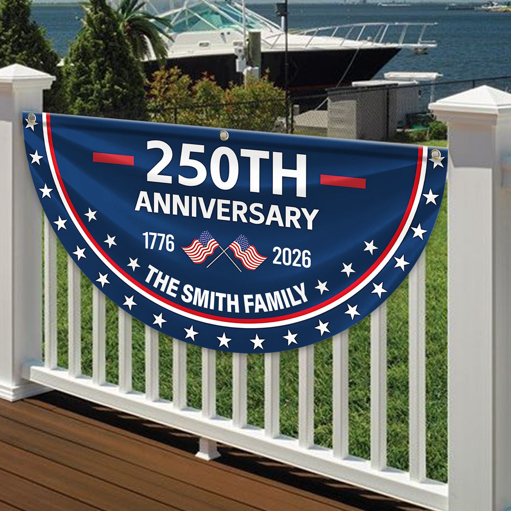 Patriotic USA Flag 🎇 250th Anniversary 1776–2026 Decor