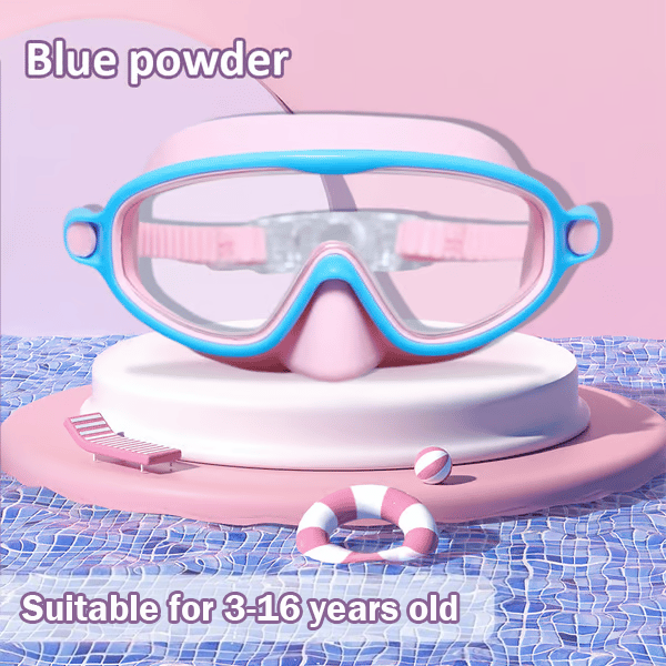 🏊‍♀️Summer Sale is ON! Up to 60% OFF🔥-HD children's large frame waterproof and anti-fog swimming goggles