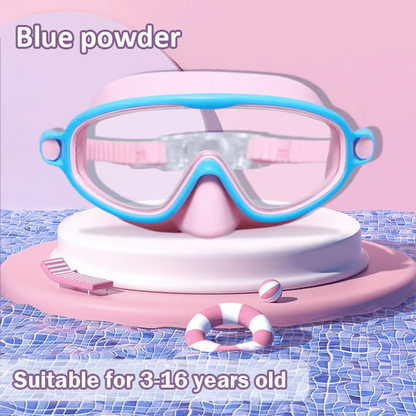 🏊‍♀️Summer Sale is ON! Up to 60% OFF🔥-HD children's large frame waterproof and anti-fog swimming goggles