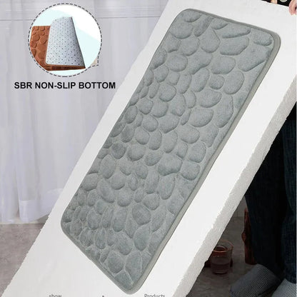 🔥 Cobblestone Embossed Bathroom Bath Mat🛀