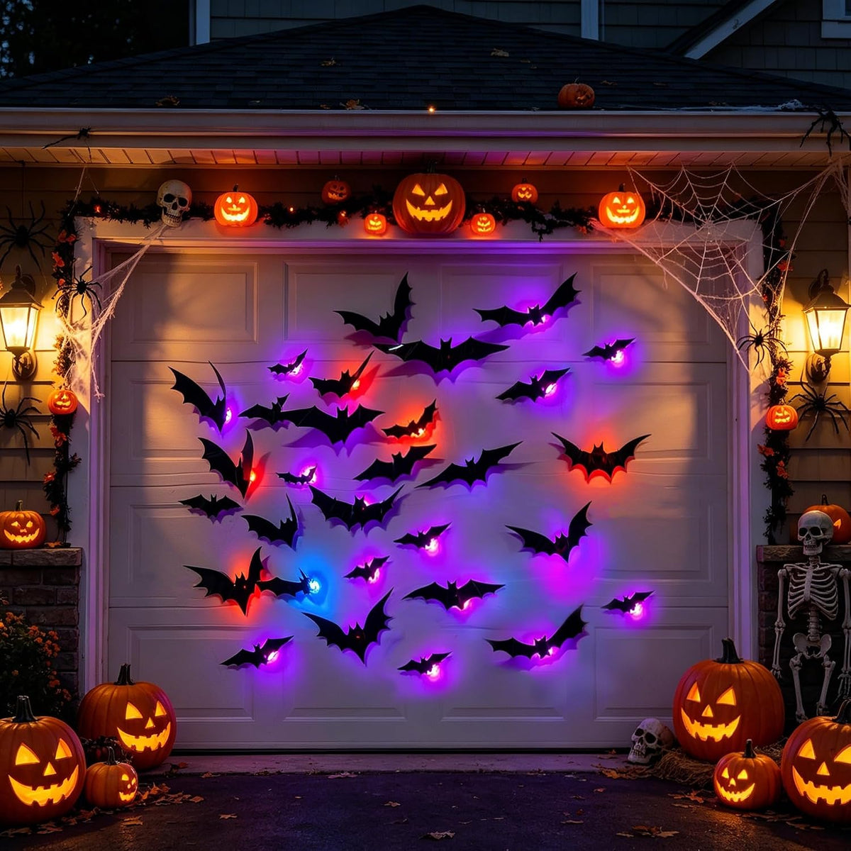 3D LED Bat Halloween Decorations – Create A Spooky Glow For Your Home