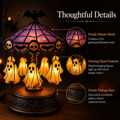 👻 Ghostly Carousel Night Light – Add Magical Halloween Glow to Your Room 🎃BUY 2 GET 10% OFF
