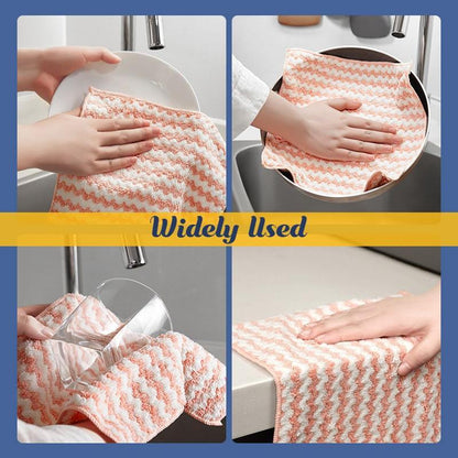 🧽 Microfiber Cleaning Cloths – Super Absorbent, Lint-Free & Reusable for All Surfaces 🧼