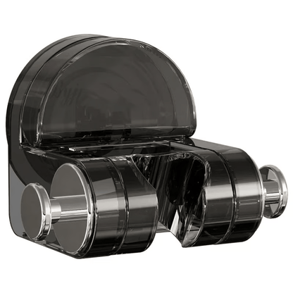 Integrated Suction Cup Shower Rack Wall Mounted Non Perforated Shower Fixture