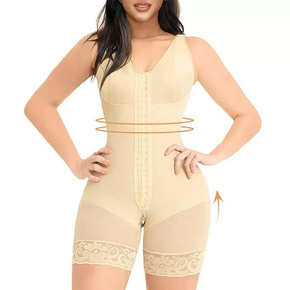 Fajas Colombianas Shapewear – Women's Tummy Control Full Body Shaper with Butt Lifter-A0007