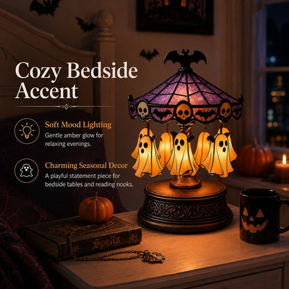 👻 Ghostly Carousel Night Light – Add Magical Halloween Glow to Your Room 🎃BUY 2 GET 10% OFF