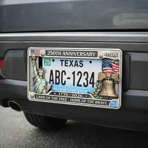 🔥 49% OFF Today Only 🗽🇺🇸 250th Anniversary Commemorative License Plate Frame(Screws included)🚗