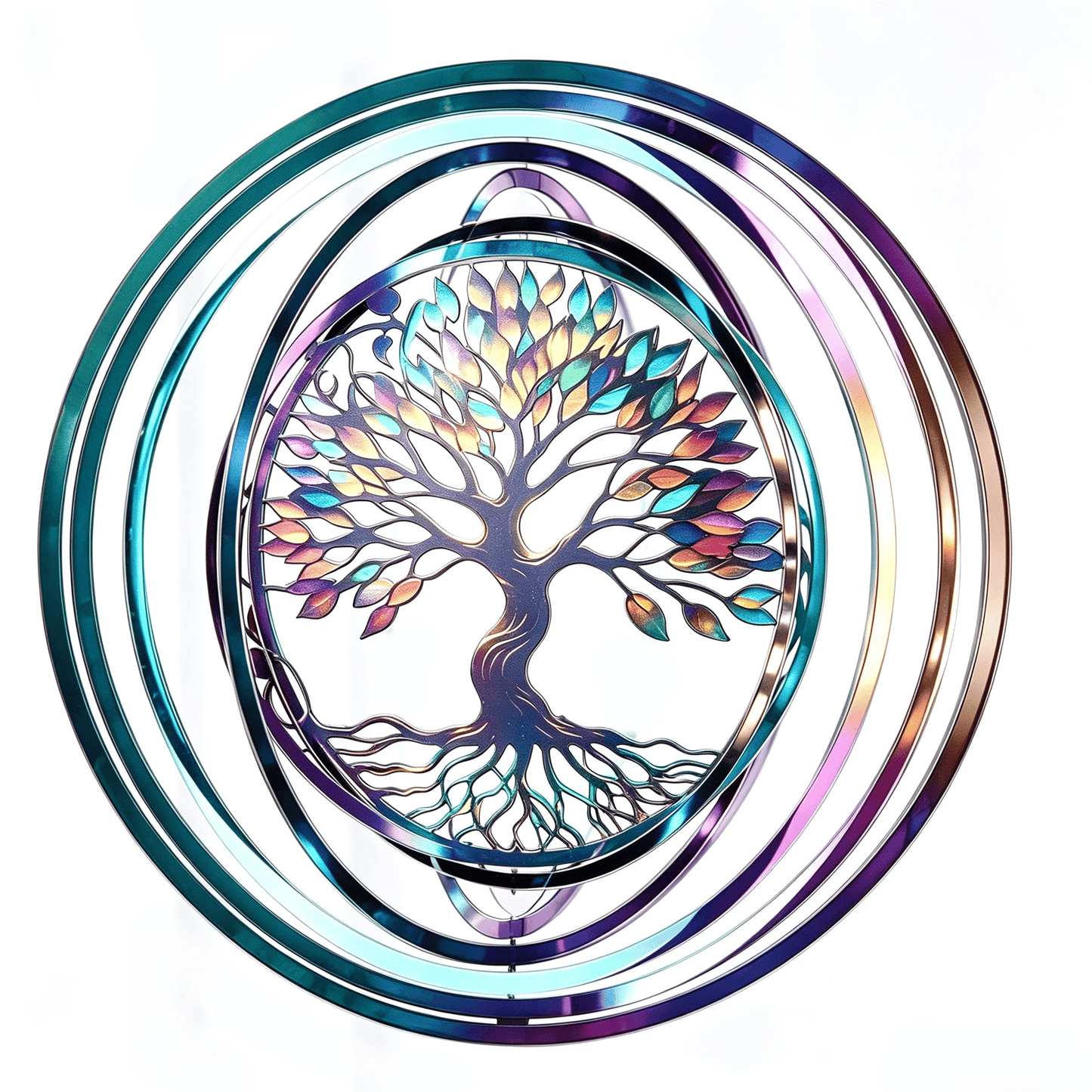 🎐 3D Rotating Wind Chime – Kinetic Hanging Wind Spinner for Garden, Balcony & Outdoor Decor