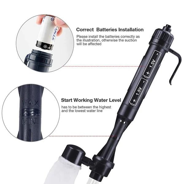 50% off 🔥 Electric Aquarium Gravel Cleaner