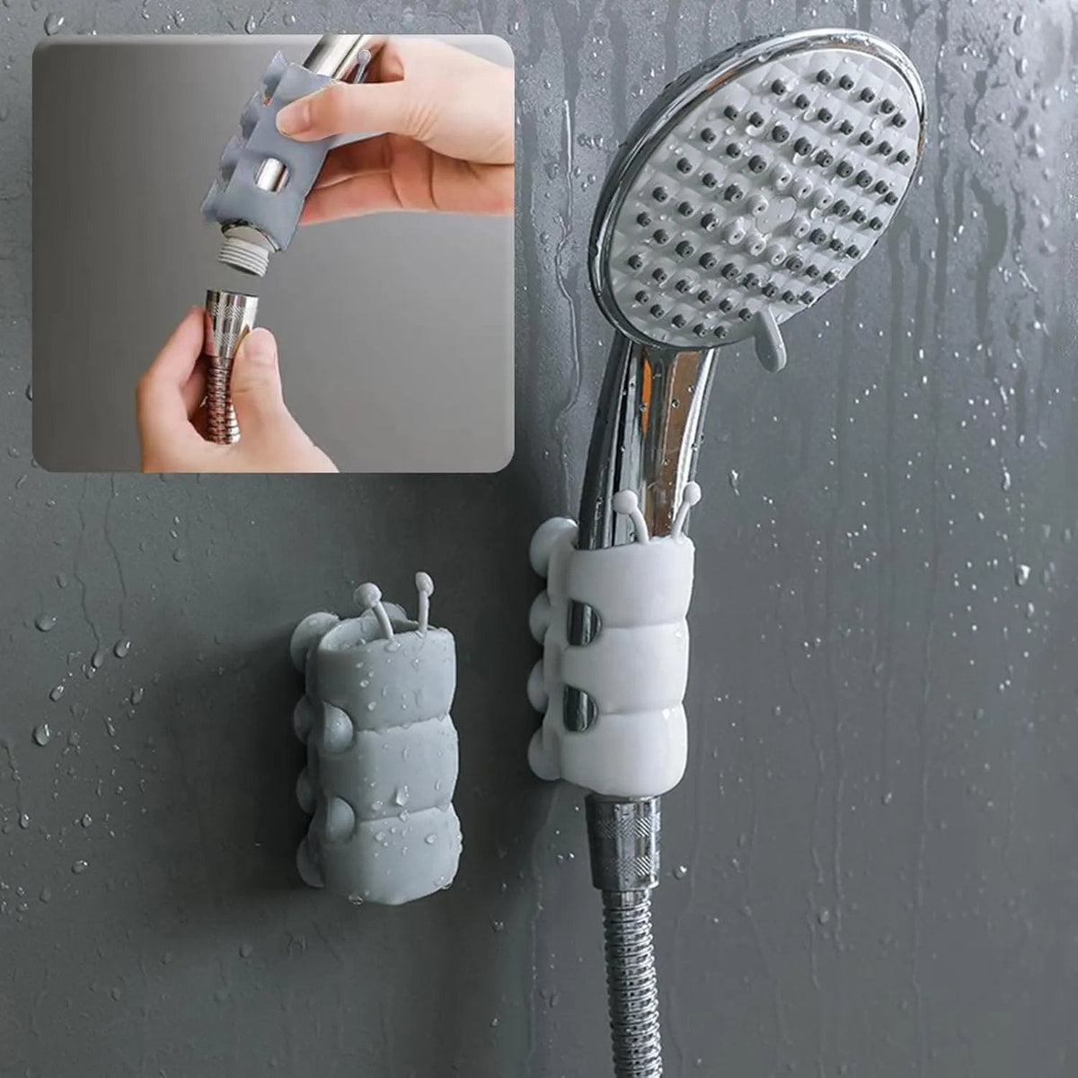 🔥 HOT SALE 🔥Silicone Shower Head Holder