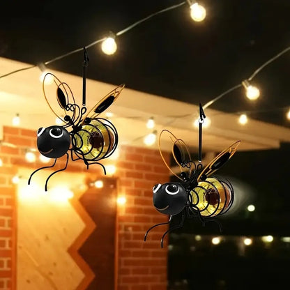 ⏳Time-Limited Special⏰Outdoor Hanging Solar Bee Light - Perfect Gift For Plant Lovers Moms Or Literally Anyone Who Smiles❤️