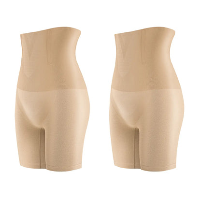 2-Pack Fajas Colombianas Shapewear Shorts | Women's High-Waist Tummy Control & Butt-Lifting Compression Pants-A0016