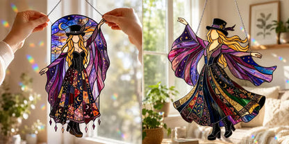 💥💃 Stevie Nicks 🤘 Handmade Spinning Suncatcher Boho Home Decor