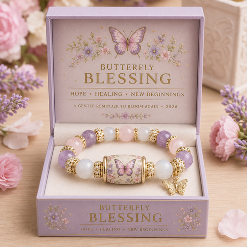 🙏 2026 Limited Edition Bluebird Blessings Bracelet  with Exquisite Gift Box