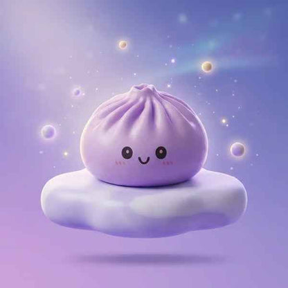 Rare Glitter Dumpling Squishy
