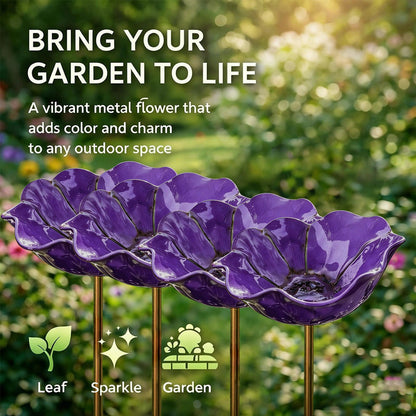 🔥2026 Mother's Day Gifts 50% Off🔥Handmade Metal Flower Garden Stake🐦