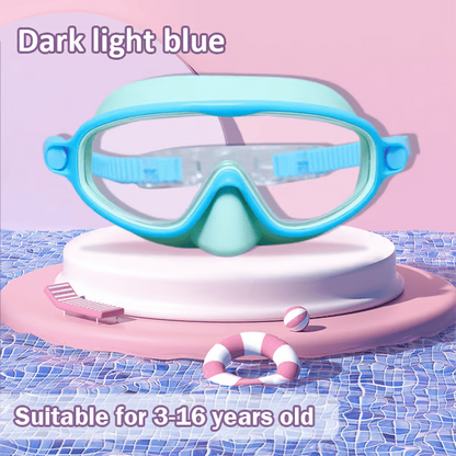 🏊‍♀️Summer Sale is ON! Up to 60% OFF🔥-HD children's large frame waterproof and anti-fog swimming goggles