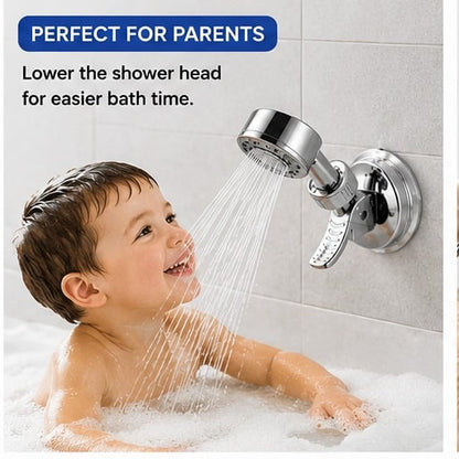 🚿2pcs Adjustable Shower Head Holders Removable Suction Cup Shower Head Bracket No Drill Shower Head Bracket