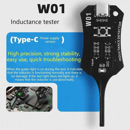 Type-C Motherboard Inductance Tester – Portable Circuit Board Coil Detector for Quick Troubleshooting