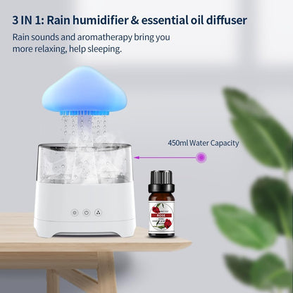 Drip Waterfall Lamp Mushroom Humidifier