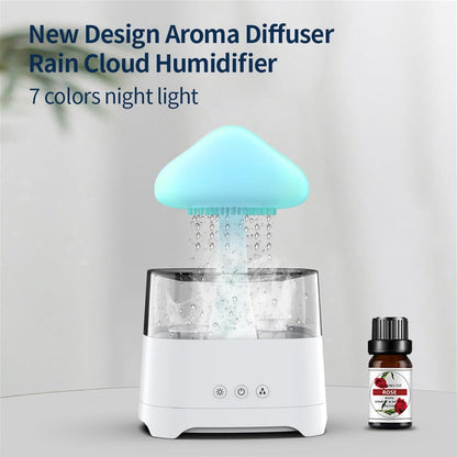 Drip Waterfall Lamp Mushroom Humidifier
