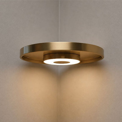 LED Floating Display Shelf – Warm Ambient Wall Light & Plant Stand