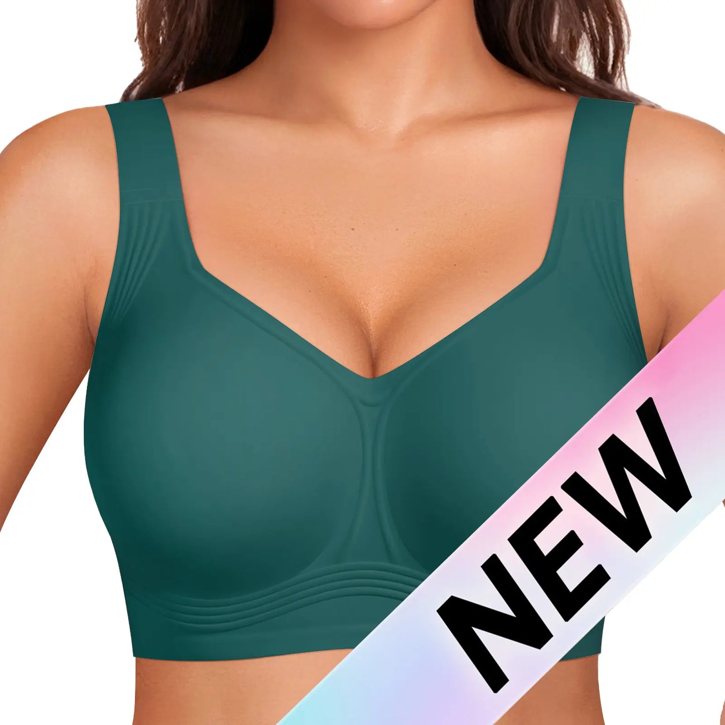 OEAK Jelly Wireless Padded Bra – Full Coverage Everyday Comfort Bra-A0010-D