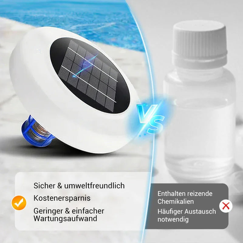 🏊‍♀️🌿💧 NO MORE HARSH CHLORINE! Solar Pool Ionizer – Gentle on Skin & Eyes, Natural Purification, Keeps Water Sparkling Clean for Family Fun 🏖️🍃