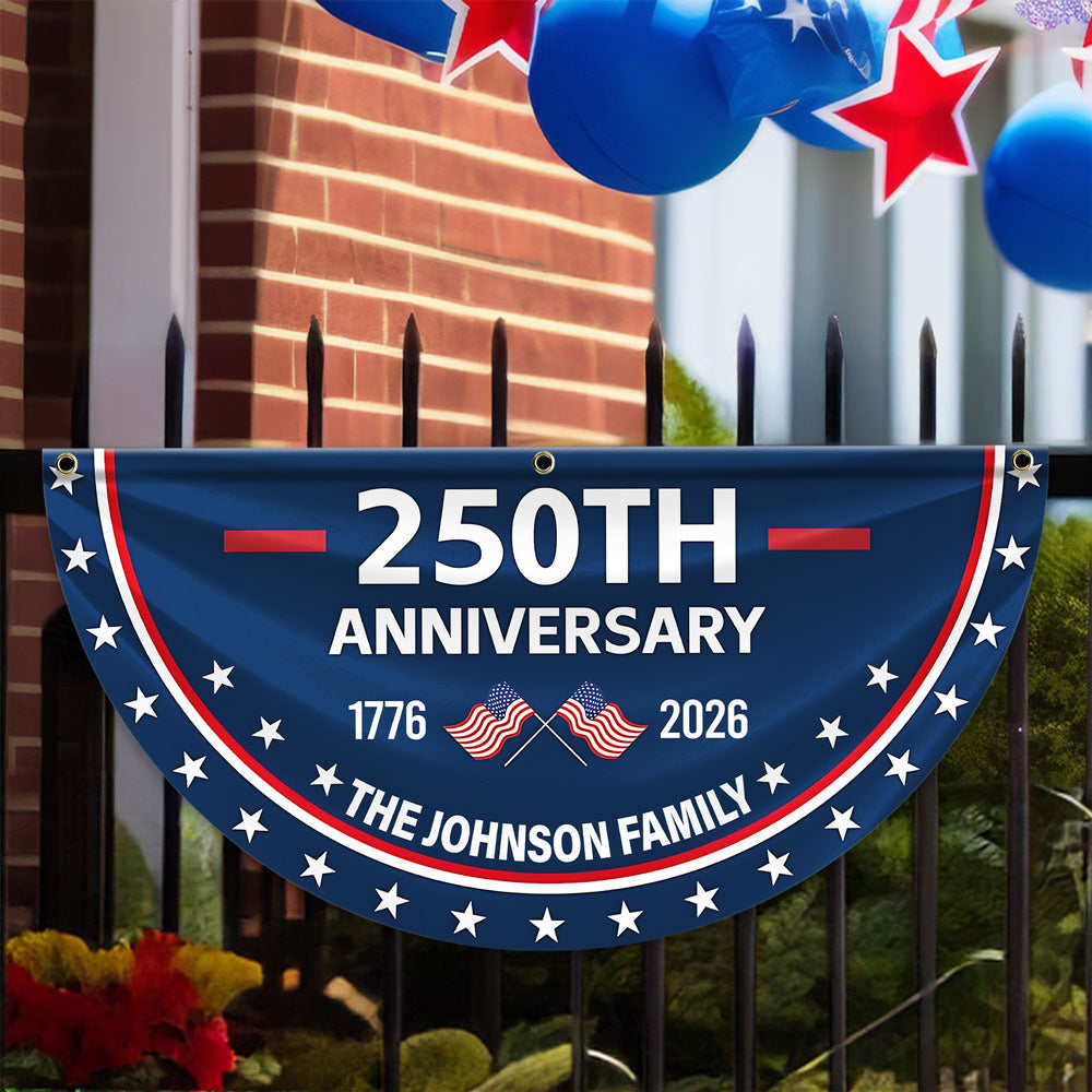 Patriotic USA Flag 🎇 250th Anniversary 1776–2026 Decor