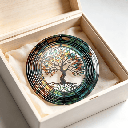 🎐 3D Rotating Wind Chime – Kinetic Hanging Wind Spinner for Garden, Balcony & Outdoor Decor