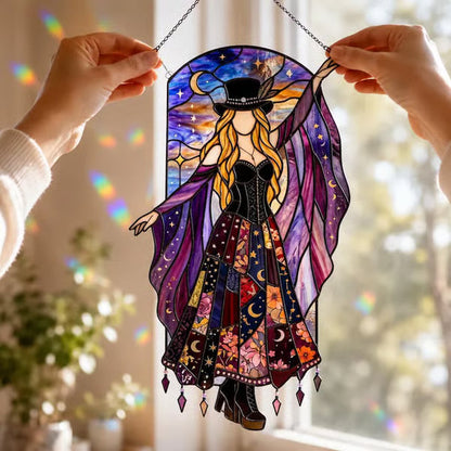 💥💃 Stevie Nicks 🤘 Handmade Spinning Suncatcher Boho Home Decor