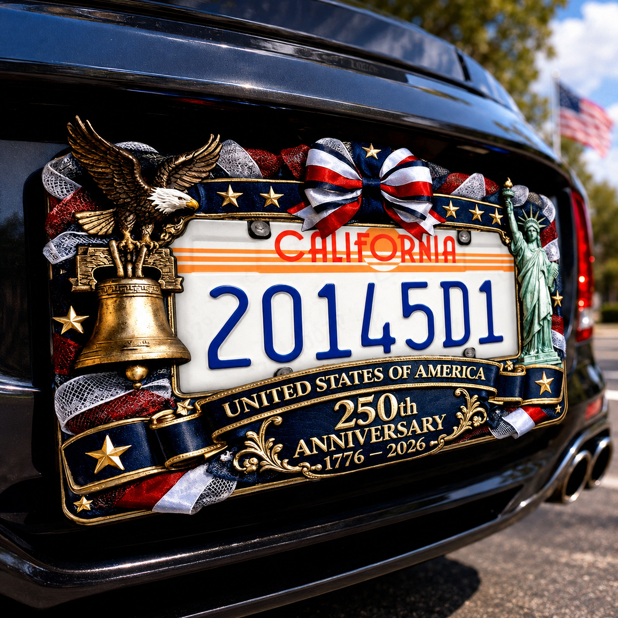 🔥 49% OFF Today Only 🗽🇺🇸 250th Anniversary Commemorative License Plate Frame(Screws included)🚗