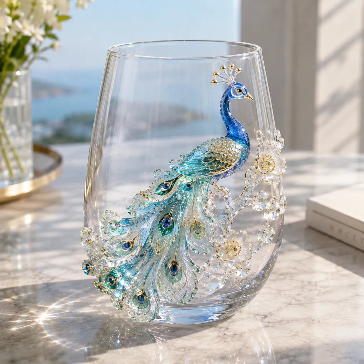 🔥 LAST DAY 49% OFF – ✨ 3D Animal Floral Glass Tumbler | For Prettier Sips, Sunlight-Catching Details, Nature Charm & Elegant Everyday Drink Vibes 🌸🐾