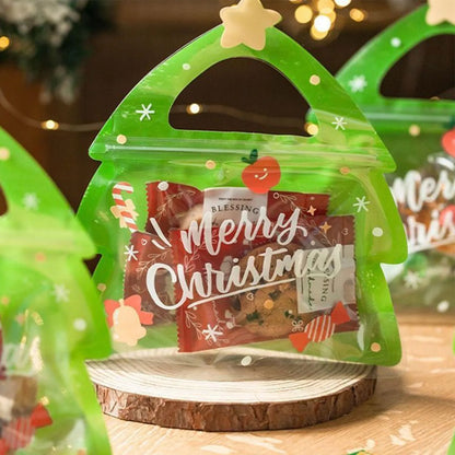 🎄Christmas Treat Bags, Kids Xmas Sealable Bags With Handle ❄️