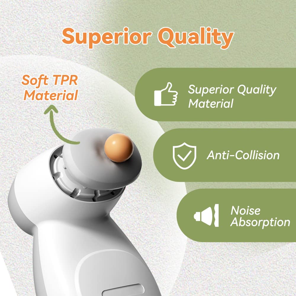 No-Drill Automatic Baby Proofing Door Stopper - 2 Pack Finger Safety Guard for Kids & Toddlers