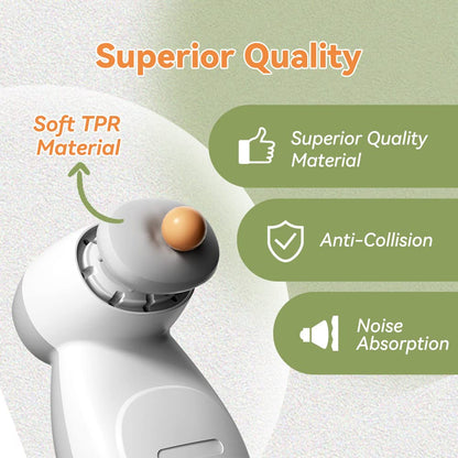 No-Drill Automatic Baby Proofing Door Stopper - 2 Pack Finger Safety Guard for Kids & Toddlers