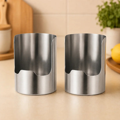 ✨LAST DAY 49% OFF 🍴Stainless Steel Utensil Organizer | Keep Your Kitchen Counter Clean & Stylish