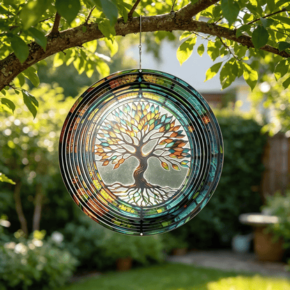 🎐 3D Rotating Wind Chime – Kinetic Hanging Wind Spinner for Garden, Balcony & Outdoor Decor