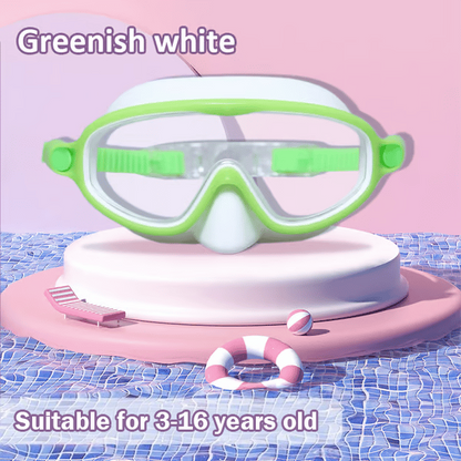 🏊‍♀️Summer Sale is ON! Up to 60% OFF🔥-HD children's large frame waterproof and anti-fog swimming goggles