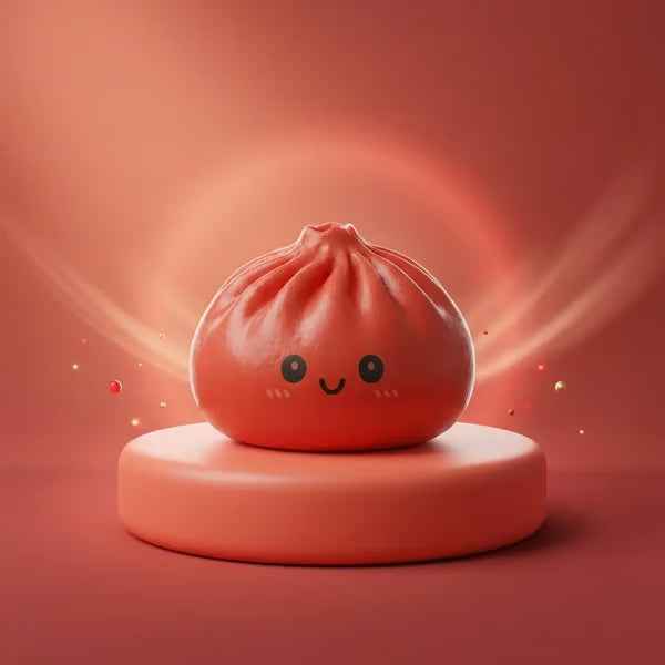 Rare Glitter Dumpling Squishy