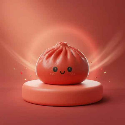 Rare Glitter Dumpling Squishy