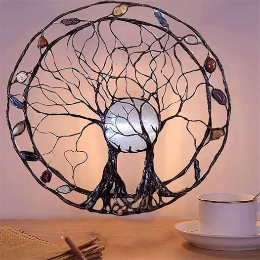 🏵Last Day Promotion 49% OFF-Circle of Life Garden Wall Art, The Moon Huggers🏡