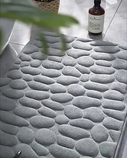 🔥 Cobblestone Embossed Bathroom Bath Mat🛀
