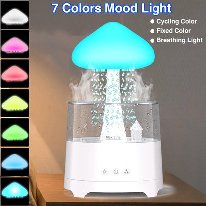 Drip Waterfall Lamp Mushroom Humidifier