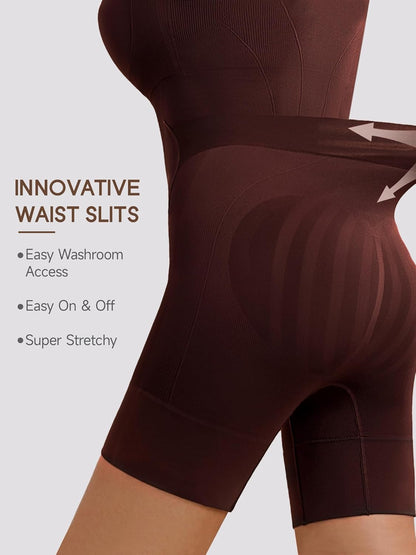 Women's Bathroom-Friendly Shapewear Bodysuit | Tummy Control & Butt Lift - A0033