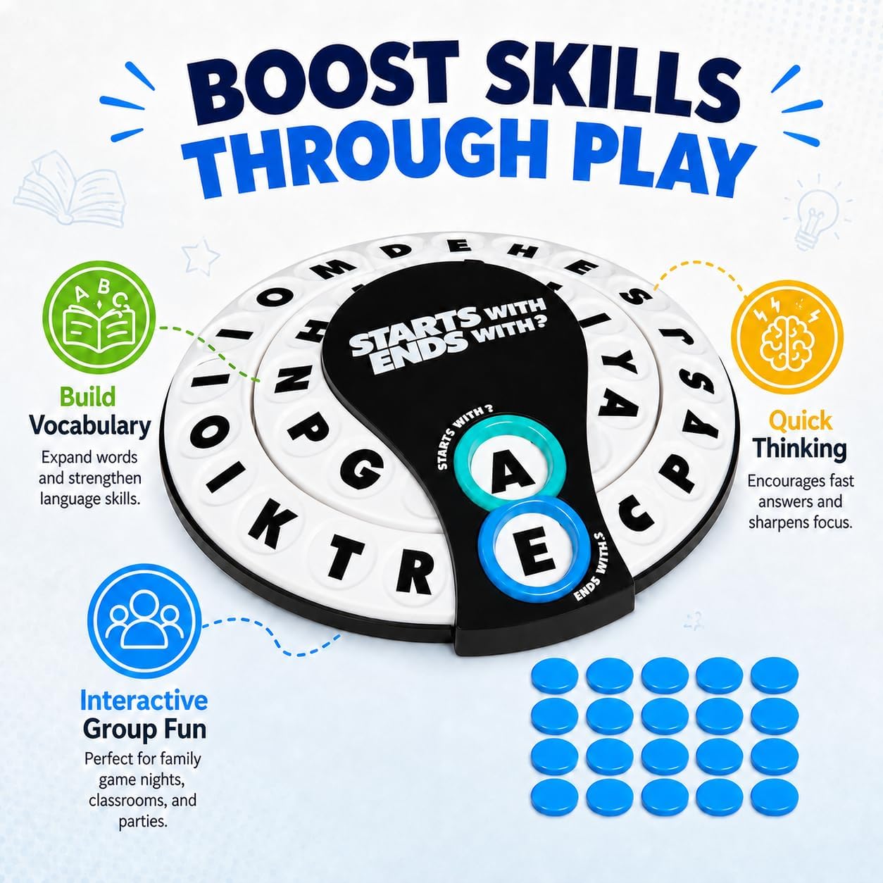 🎲Spin & Shout Word Game – Fast-Paced Family Game